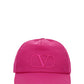 VLogo Signature Silk Baseball Cap - Pink PP