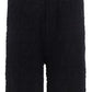 Logo Cotton Trousers - Black