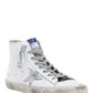 Francy Sneakers In Leather - White / Silver.
