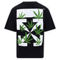 Weed Arrows T-Shirt - Black.