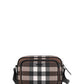 Bio-Based Check Crossbody Bag - Dark Birch Brown