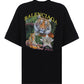 Multi Print T-Shirt - Black