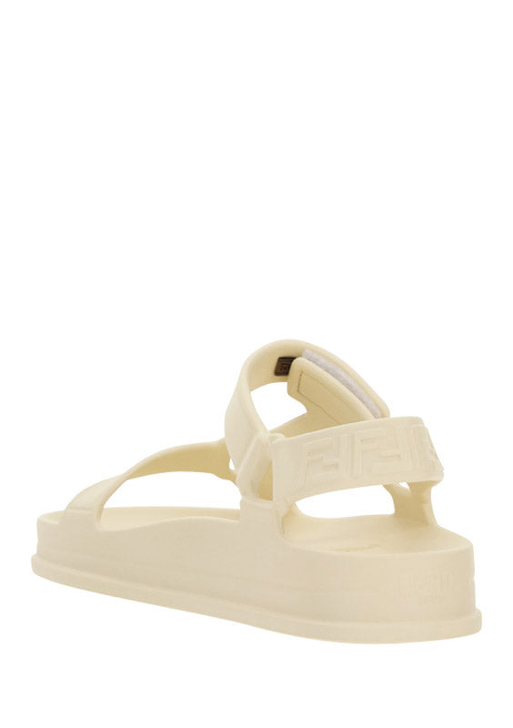 Rubber Sandals - Ivory