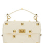 Large Roman Stud The Shoulder Bag - Ivory