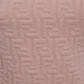 FF Logo-Embossed Knit Dress - Pink