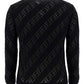 FF Motif Logo Knit Sweater - Black