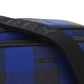 Check Cotton Crossbody Bag - Oceanic Blue