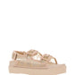 Women's GG Sandal with Crystals - Rose Beige