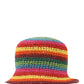 Straw Bucket Hat - Multi