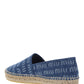 Denim Espadrilles - Blue