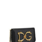 DG Girls Clutch In Calfskin - Black