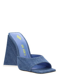 Devon Mule Shoes - Blue