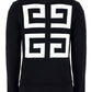 4G Sweater In Cotton - Black