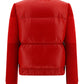 Padded Wool & Mohair Cardigan - Red