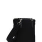 Re-Nylon and Leather Shoulder Bag - Black