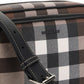 Bio-Based Check Crossbody Bag - Dark Birch Brown