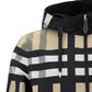 Sliced Check Nylon Hooded Jacket - Archive Beige