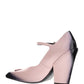 Brushed Leather Pumps - Alabaster Pink