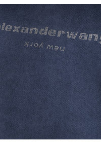 Hotfix Logo Hoodie In Condensed Fleece - Blue