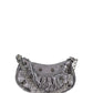 Le Cagole Mini Bag With Chain - Silver