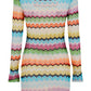 Long Sleeve Mini Dress - Multi