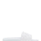 Rubber Summer Vlogo Signature Slide Sandal - White
