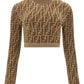 Cashmere Cropped Sweater - Camel