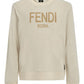 Logo-Print Cotton-Blend Terry Sweatshirt - Sand