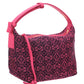 Small Cubi bag in Anagram Jacquard and Calfskin - Pink