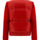 Padded Wool & Mohair Cardigan - Red