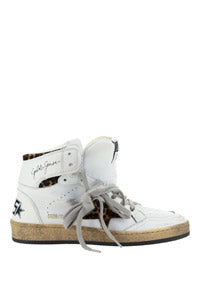 Sky Star Sneakers - White / Leopard