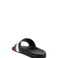 Basile Slide Sandals- Navy
