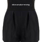 Safari Short in Cotton Tailoring - Black