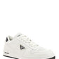 Logo Leather Sneakers - White