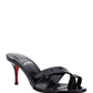 Simply Mule Sandal - Black / Patent