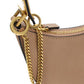 Mini Vlogo Signature Grainy Calfskin Hobo Bag - Brown
