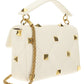 Large Roman Stud The Shoulder Bag - Ivory
