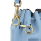 Mon Tresor Leather Mini Bag - Blue