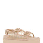 Women's GG Sandal with Crystals - Rose Beige