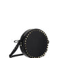 Rockstud Round Shoulder Bag - Black