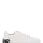 Logo-Print Sole Sneakers - White