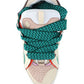 Leather Curb Sneakers - Pink / Turquoise