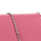 Rockstud Calfskin Pouch - Pink