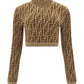 Cashmere Cropped Sweater - Camel