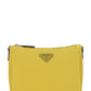 Saffiano Leather Shoulder Bag - Bright Yellow N