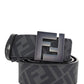 Leather Belt - Black / Grey