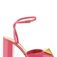 One Stud Pump in Patent Leather 90mm - Pink