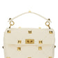 Large Roman Stud The Shoulder Bag - Ivory