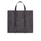 Shopper FF Jacquard Fabric Bag - Black