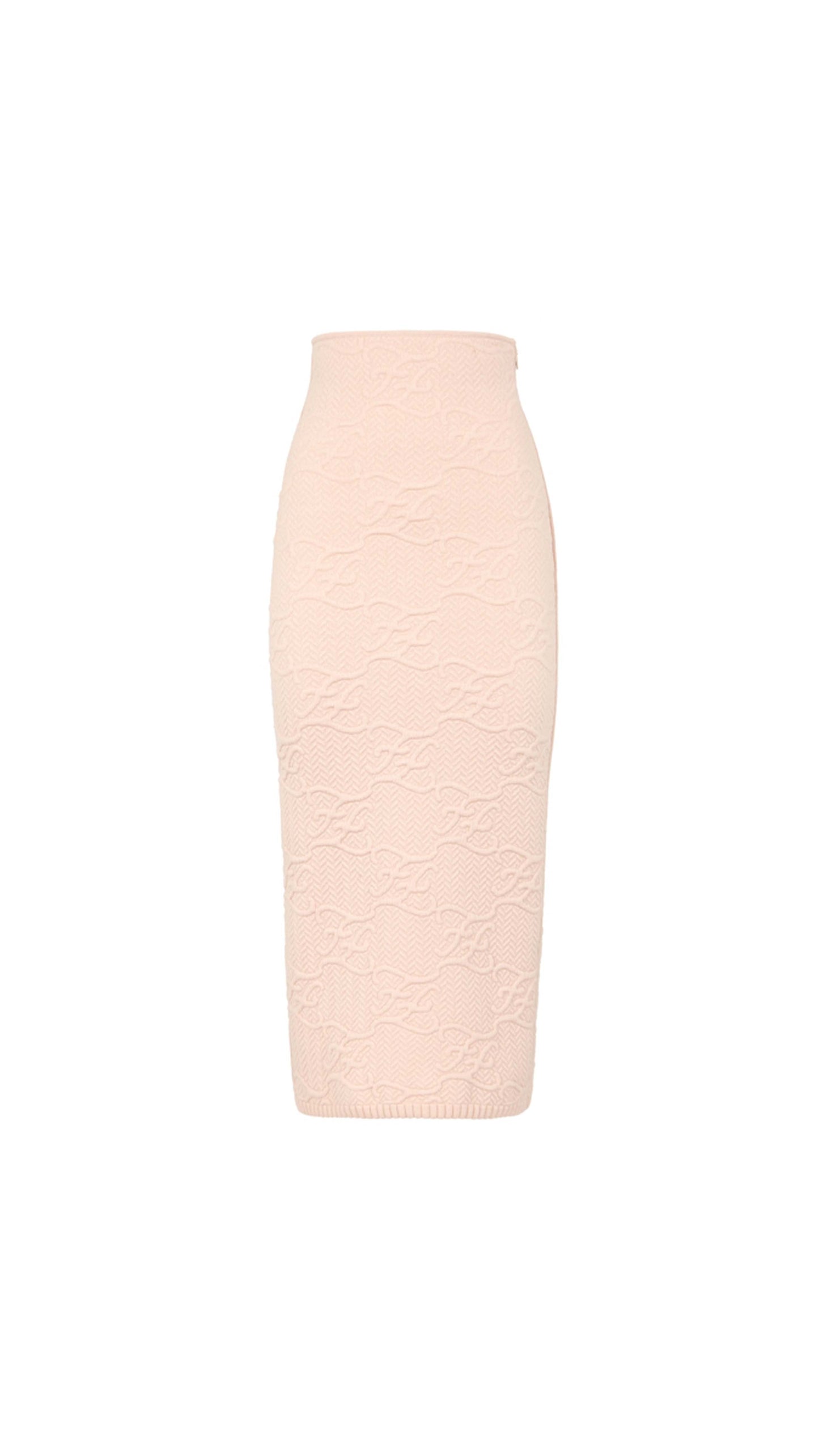 Wool and Cashmere Skirt - Pink.